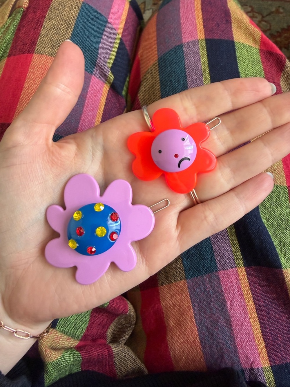 Chunks x Gentle Thrills Collab • Set of 2 Clasp Hair Clips